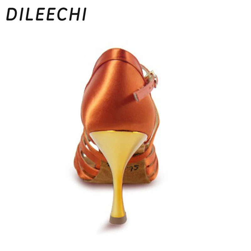 DILEECHI высококлассные стильные импортные черные атласные туфли для