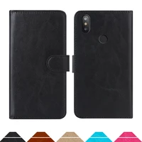 luxury wallet case for tecno camon iace 2x pu leather retro flip cover magnetic fashion cases strap