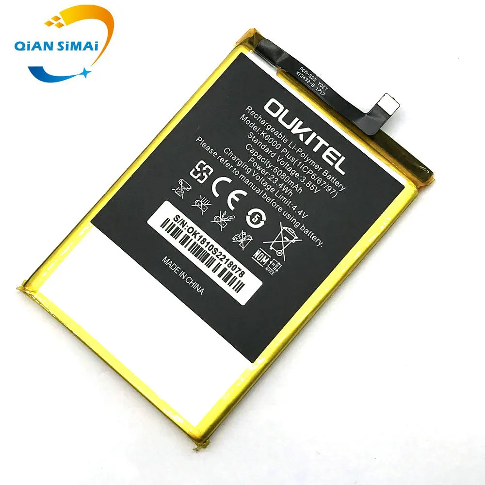 Новый аккумулятор для Oukitel K6000 plus мобильный телефон + код отслеживания | Мобильные