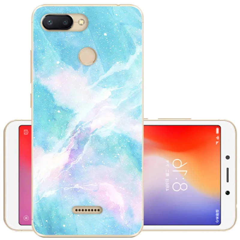 5,4" для Xiaomi Redmi 6 6A чехол для телефона мягкий силиконовый чехол для Redmi 6A TPU Защитный чехол для Xiaomi Redmi 6 A Redmi6 задняя крышка