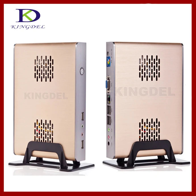 Kingdel тонкий клиент компьютер Мини-пк Пк-станции с Intel N270 1.60 ГГц двухъядерный 4 ГБ