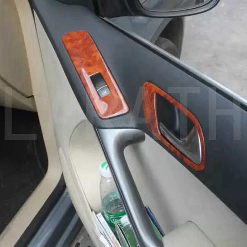 Для Volkswagen VW Tiguan 2013 стеклянный переключатель Крышка отделка двери окна кнопка декоративная панель крышка 2 шт