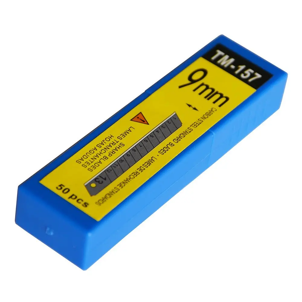 50 шт. сменные лезвия из углеродистой стали 9 мм|blade blade|blade 9mmblades for knife |