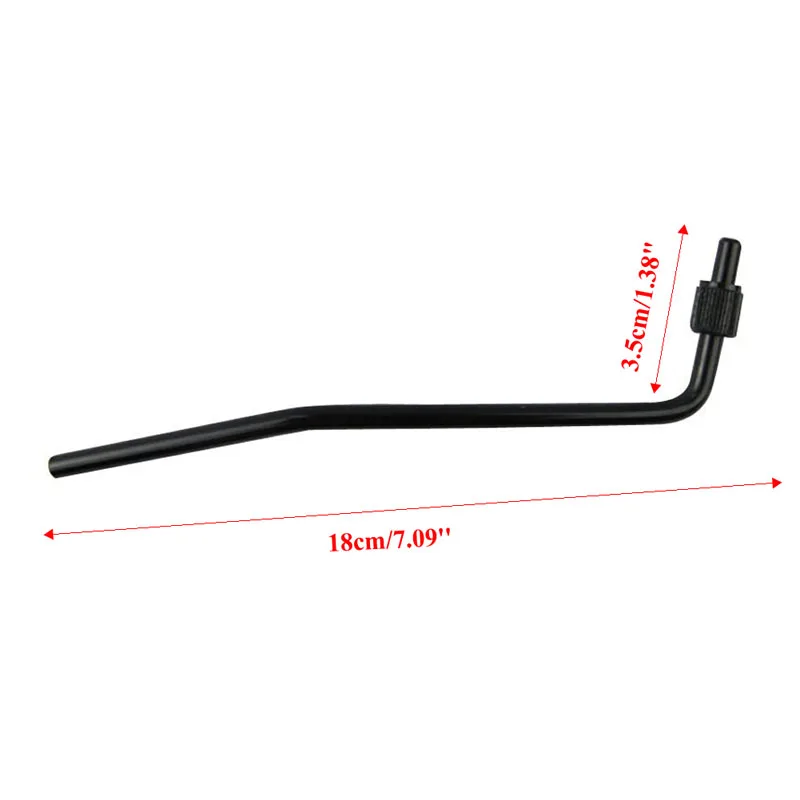 Черная гитара Whammy Bar Arm электрогитары с тремоло Бридж 6 мм|Детали и аксессуары для