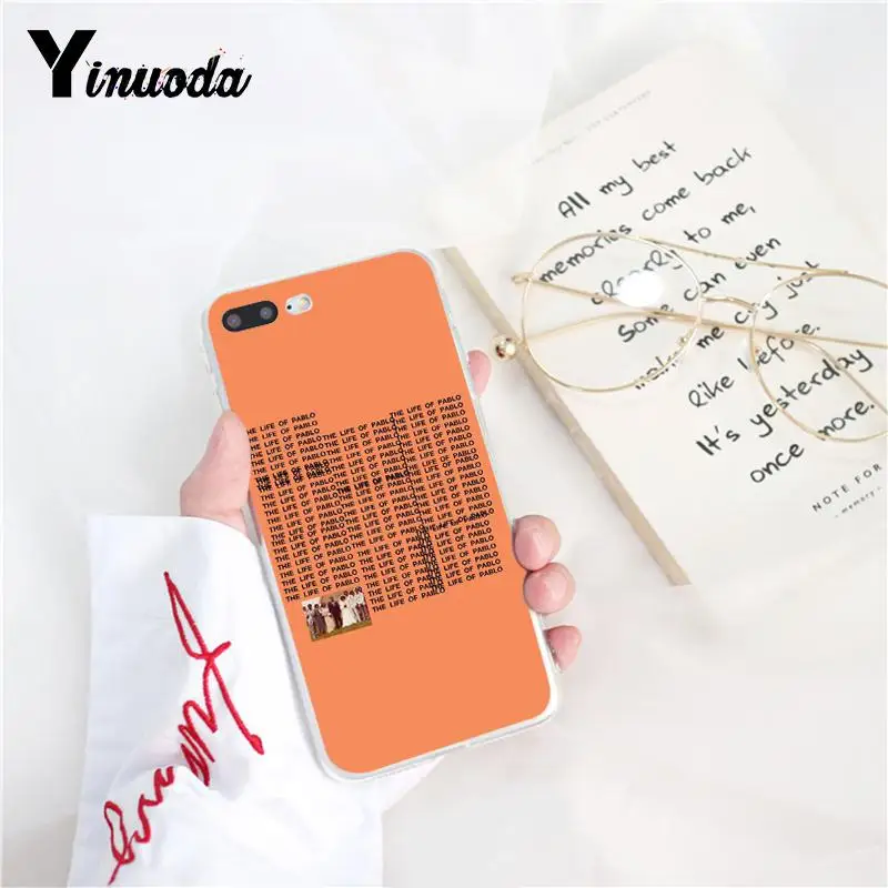 A8 Yinuoda Kanye West Rapper Мягкий силиконовый чехол для телефона iPhone 8 7 6 6 S Plus X XS MAX 5 5S SE XR 10 Fundas Capa - Цвет: A8