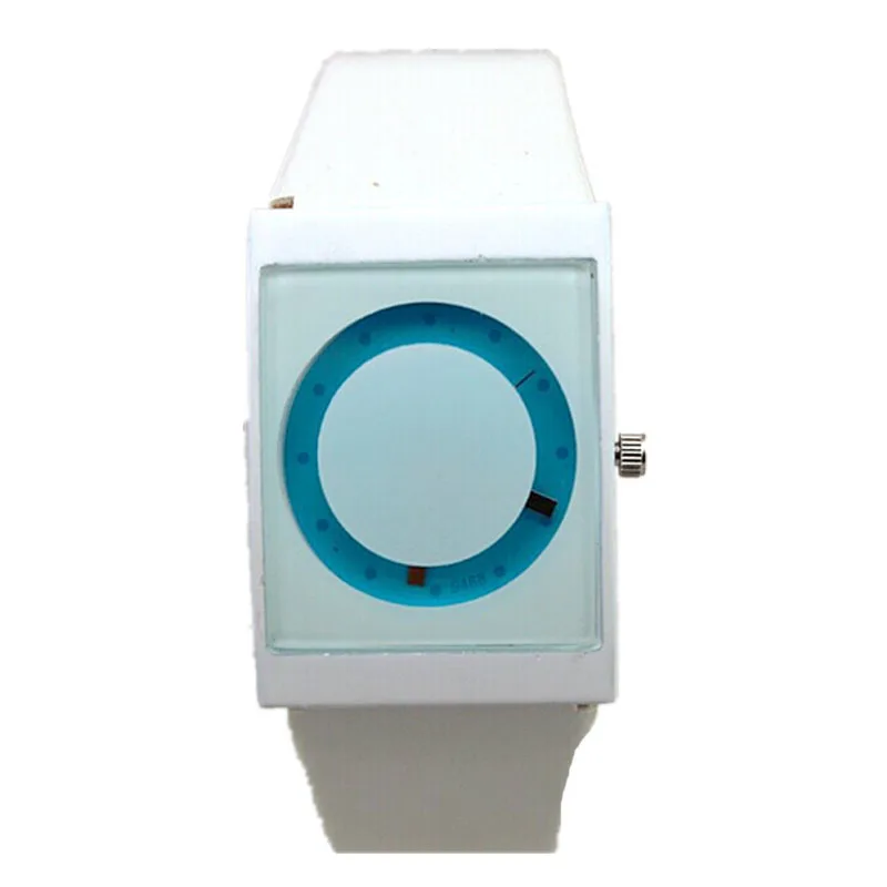 Новые Элегантные белые часы с кожаным ремешком модные круглые дизайнерские