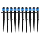 10 шт. капельного орошения Регулируемый распылитель спрей садовые растения насадка для полива 360 градусов капельницы оборудование для обслуживания