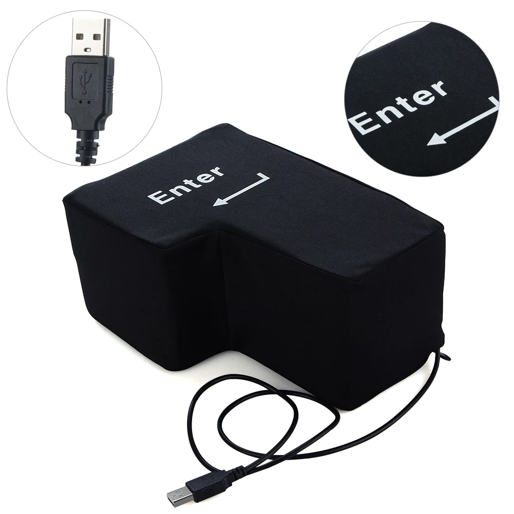 Офисный компьютер Jumbo USB большая подушка с ключом ввода гаджеты настольная