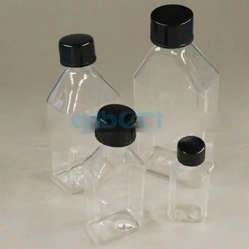 

250ml Cell Culture Flask Tilted With Screw Cap Sample Bottle Laborary Glass Ware