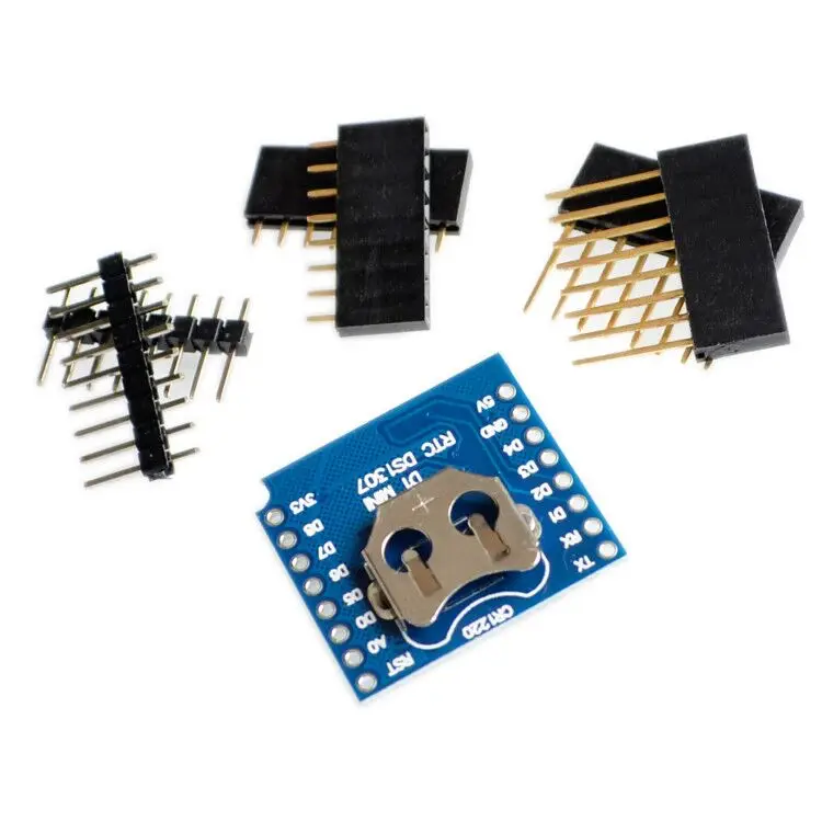 [Ah ROBOT】RTC DS1307 часы в режиме реального времени аналоговый экран для Micro SD WeMos D1 Mini + RTC