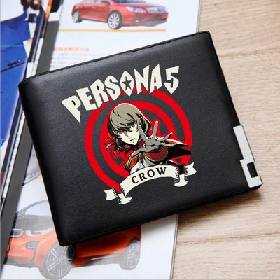 Горячие игры персона 5 P5 печать унисекс Длинный кошелек из искусственной кожи короткие бумажник Рен Амамия аниме держатель для карт из ПУ кожаный кошелек