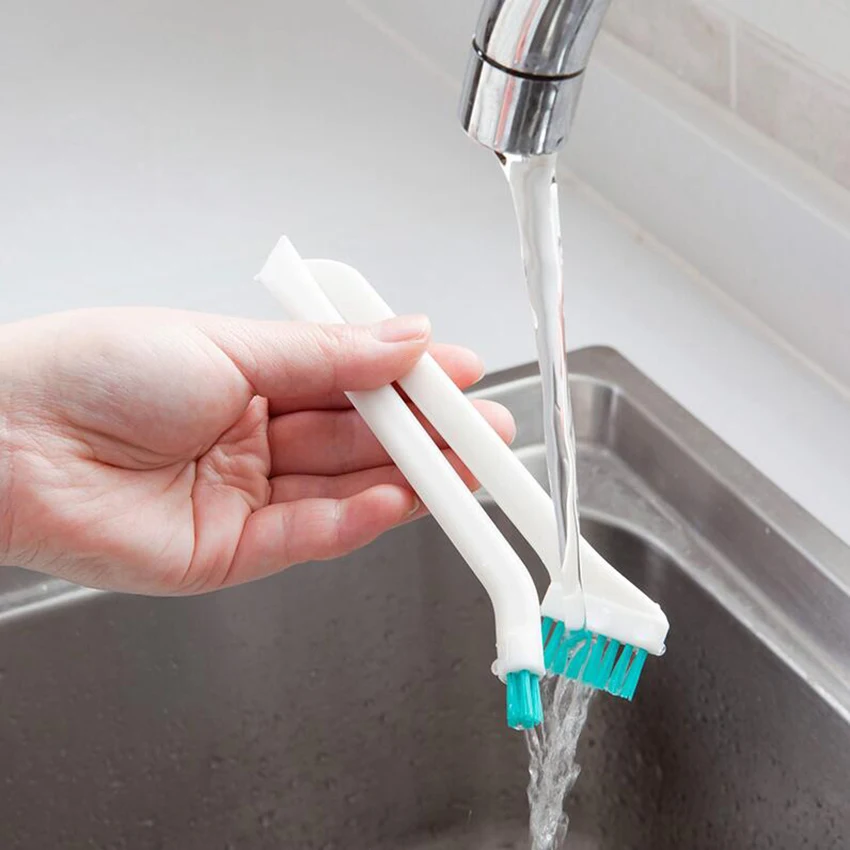 2pcs/set Bottles Cleaning Brush Portable Sink Scrubber Long Handle Easy Glass Milk Bottle Cup Brushes | Дом и сад