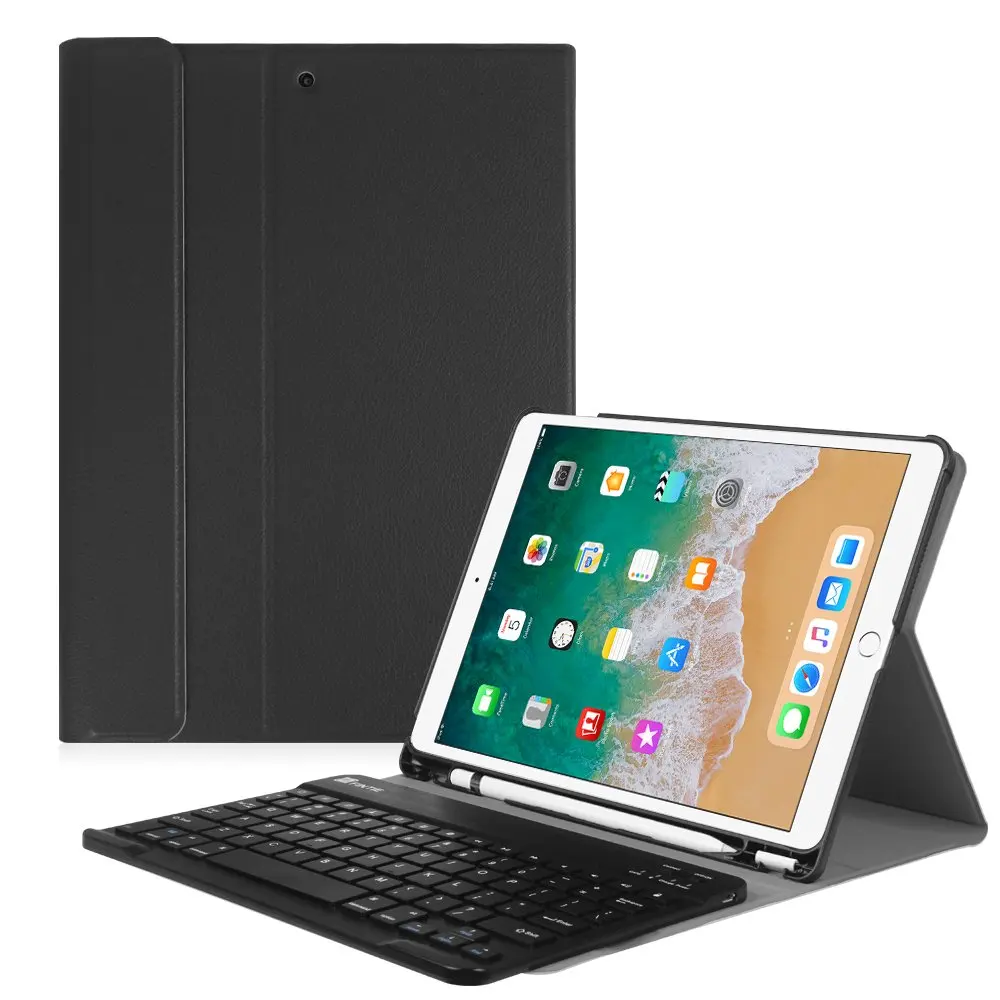 Испанская клавиатура чехол для iPad 6th 9,7 с чехлом bluetooth-клавиатура W Карандаш крышка-держатель для iPad Air 1/2 Pro 9,7 чехол