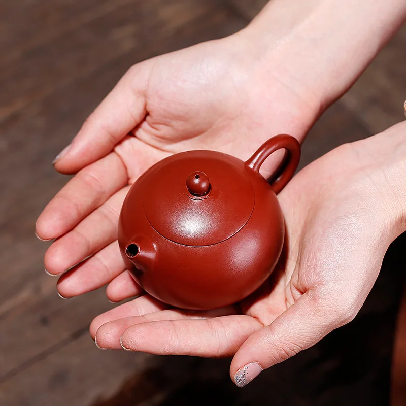 Мини xi shi Рекомендованная оптовая продажа растушеванная руда dahongpao скетч чайник