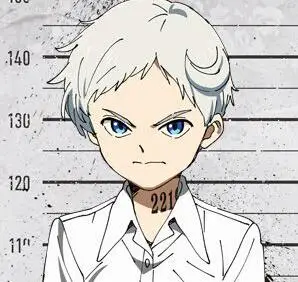 Парик для косплея Нормана из аниме Yakusoku no Neverland Обещанный Невер 22194 белые