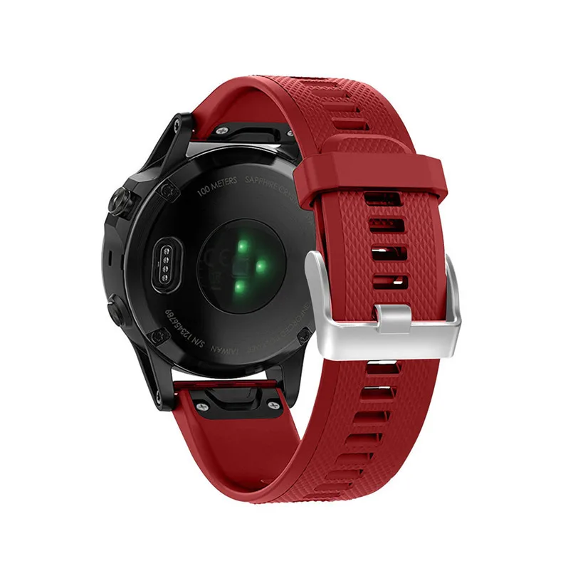 Сменный силиконовый смарт-браслет для Garmin ремешок на запястье Fenix 5 GPS 22 мм браслет