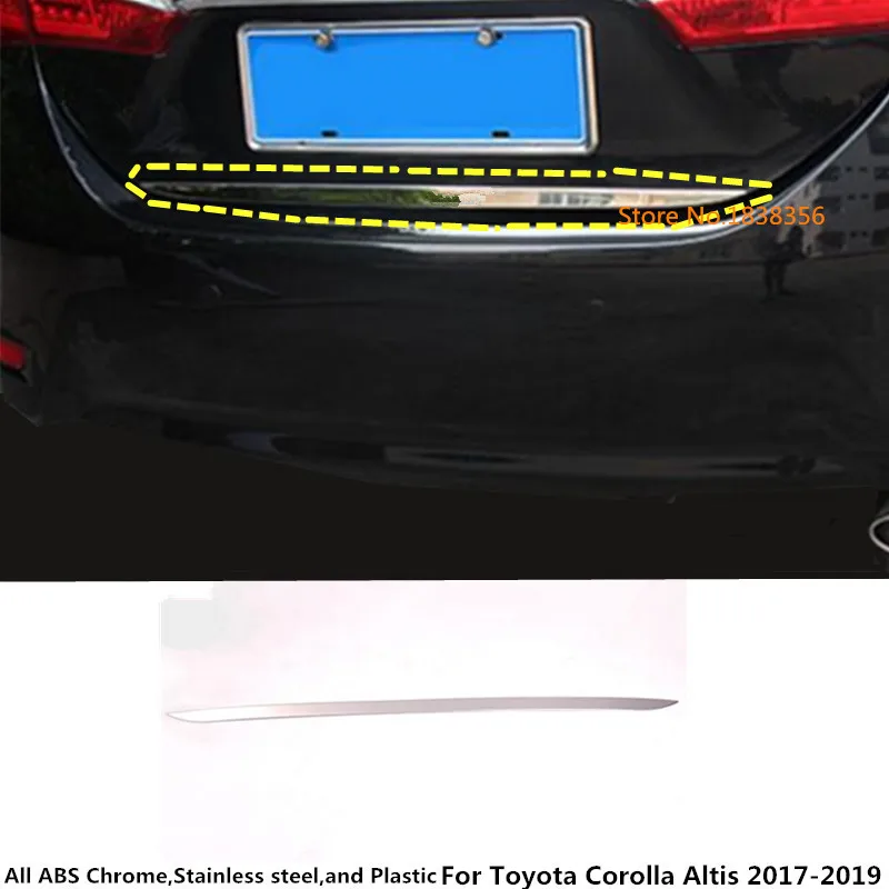 1 шт. хромированная накладка на заднюю дверь для Toyota Corolla Altis 2017 2018 2019|Хромирование|