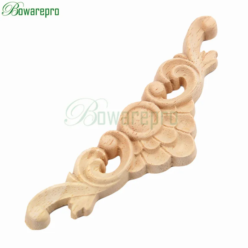 Деревянная аппликация bowarepro с резными углами 13*4 см 1 шт.|wood angle|corner anglefurniture corner |