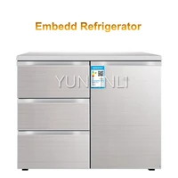 household embedded refrigerator kitchen freezer fridge multi door refrigerator horizontal type electric refrigerator bcd 210cv