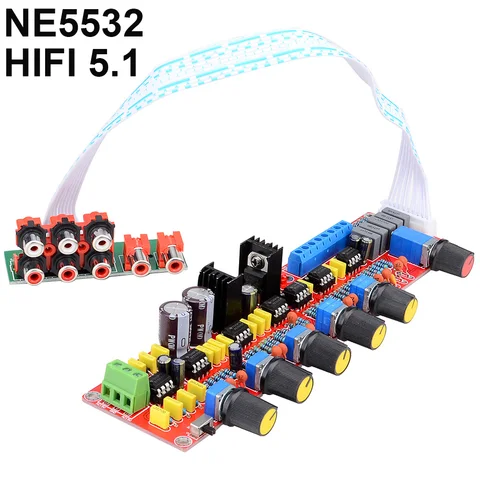 NE5532 HIFI 5,1 тональная планшетофоническая Регулировка громкости предусилитель тональный контроллер для платы усилителя 12003207