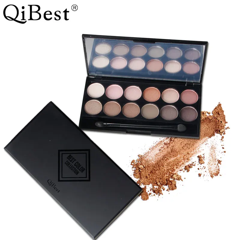 Тени для век Палитра матовых теней палитра Nudes Naked Pallet 12 видов цветов с кистью