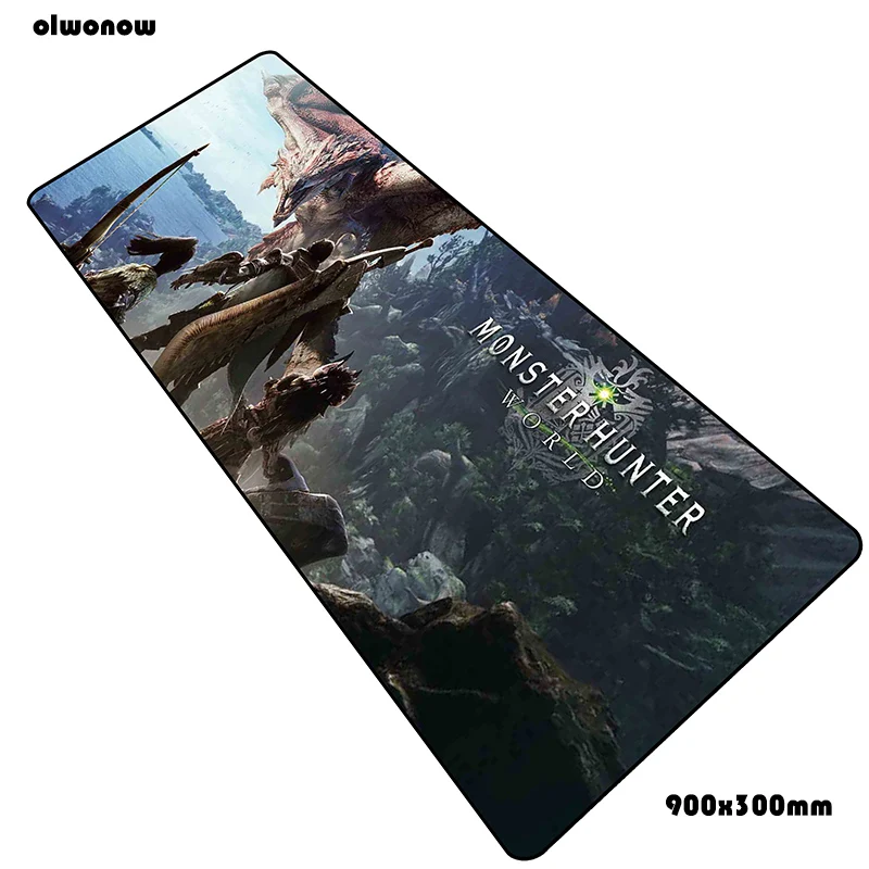 Size 900x300x2mm Monster hunter коврик для мыши 90x30 см коврики для мыши на день рождения игровой коврик для мыши геймер Domineering персонализированные коврики для мыши Клавиатура ПК pad - Цвет: Size 900x300x2mm