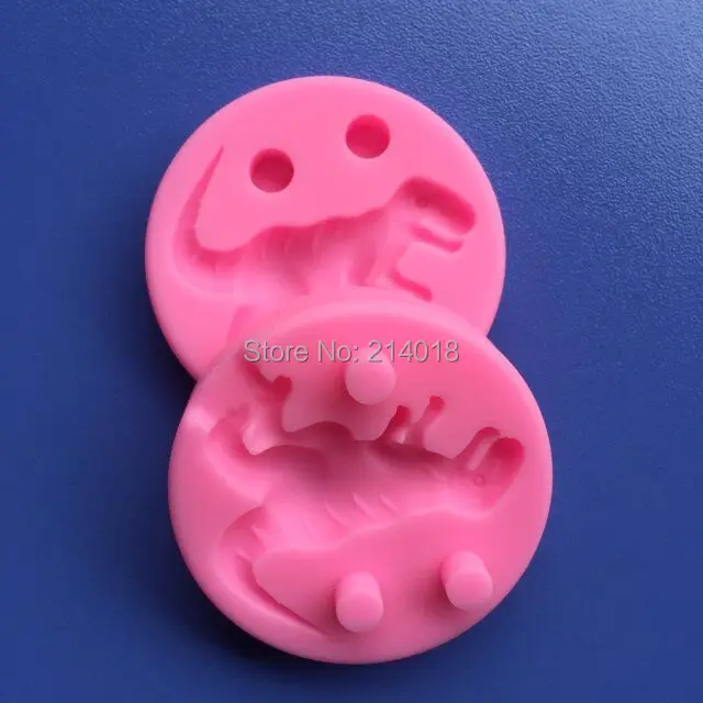 

Силиконовая 3D форма PRZY в виде динозавра, комбинированная форма для помадки, «сделай сам», инструменты для выпечки, украшение для кружева, са...