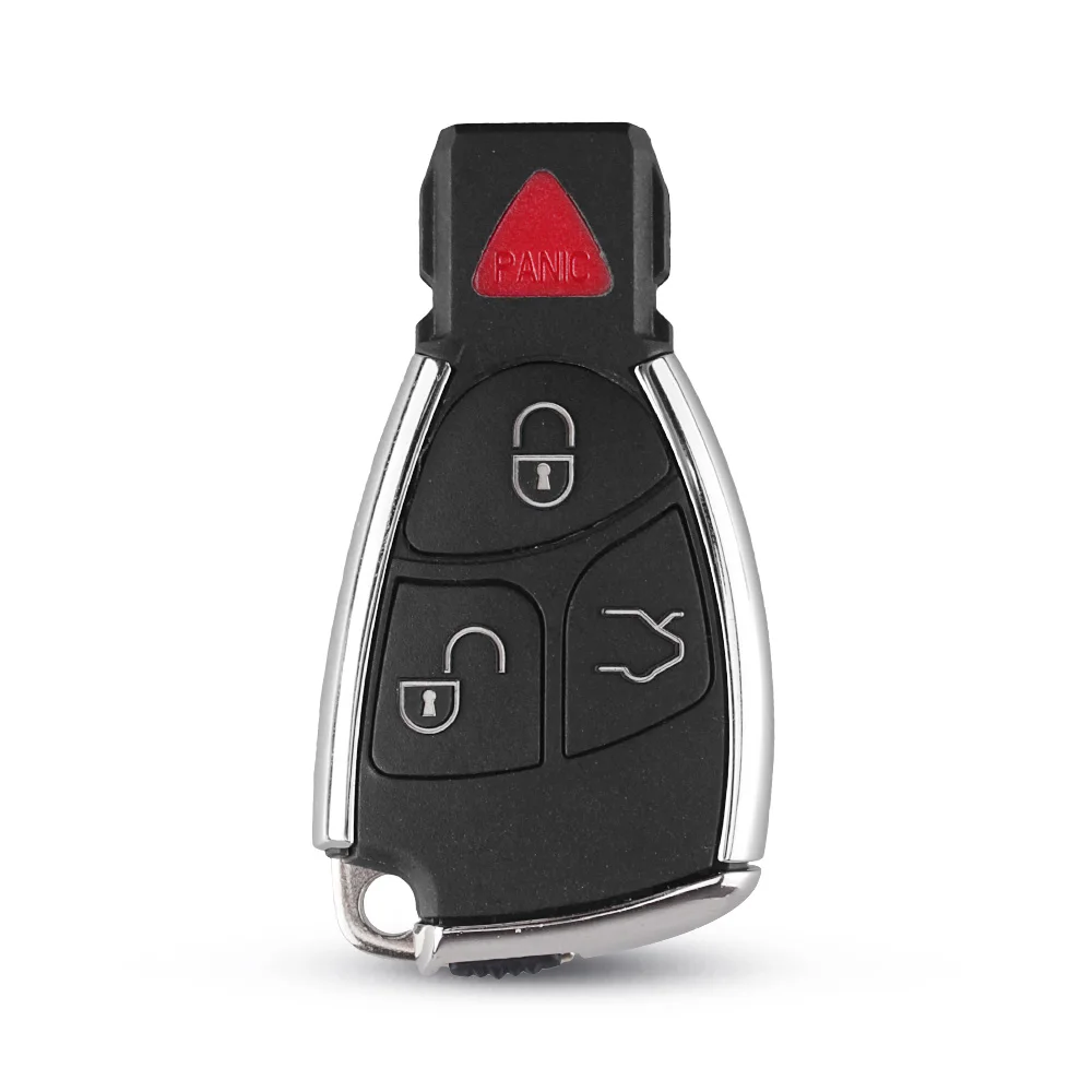KEYYOU 4 кнопки новый стиль модифицированный чехол для ключей Fob Mercedes Benz CLS C E S 3 + 1