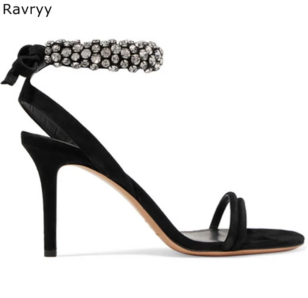 

Summer fashion bling bling crystal Woman sandals lace up black high heels Sexy Pumps female dress shoes wedding party shoes