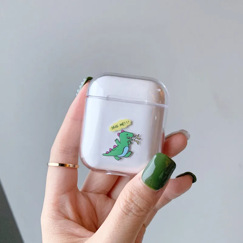 Милый чехол для Apple AirPods беспроводной Bluetooth наушники защитный жесткий Airpods