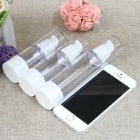 white airless bottles cosmetic lotion refillable bottle beak head korean style travel shampoo containers 2 pcslot