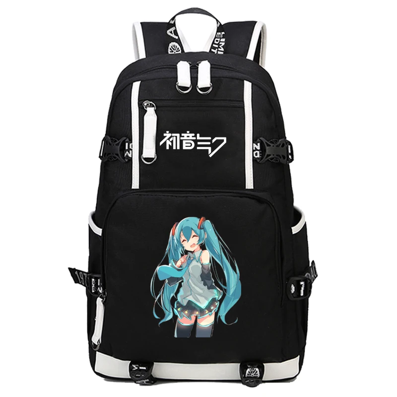 Аниме VOCALOID Hatsune рюкзак с Miku Scholl сумки для книг сумка для работы и отдыха модная сумка на плечо для ноутбука подарок