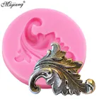 Прокрутка рельефный листик для торта граница силиконовая форма помадка Шоколадные конфеты форма для мастики кекс печенье инструменты для украшения выпечки, торта