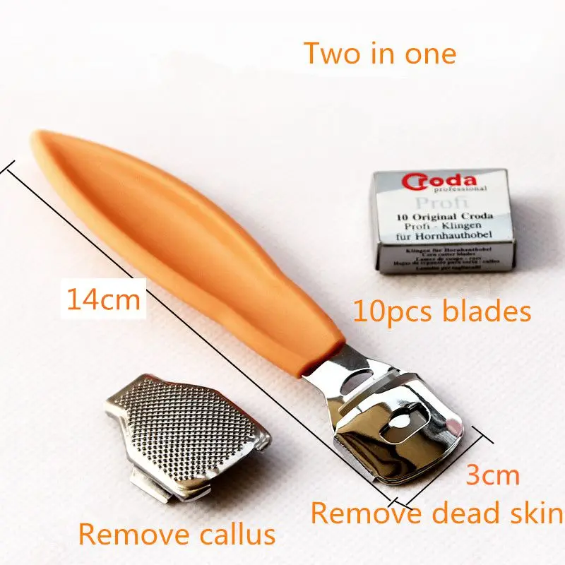 Прибор для педикюра и ухода за ногами Два в одном|foot file|corn bladehard skin |