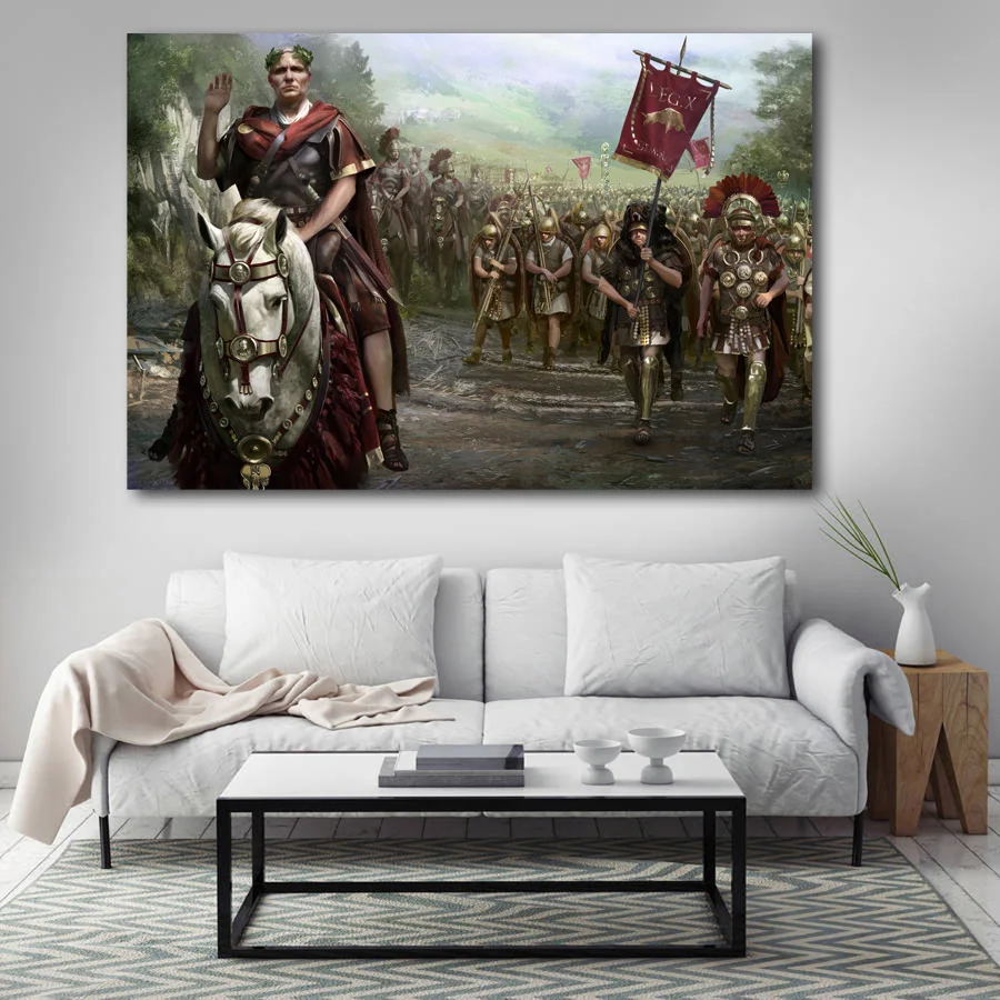Видео игры плакат Total War Rome II обои печать Картина Настенная на холсте для Декор в