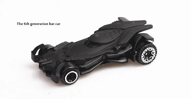 6 шт литья под давлением Модель автомобиля игрушки 1: 64 Темный рыцарь Batman Batmobile автомобиля модели игрушки с дистанционным управлением, брелок для автомобильных ключей, Diecast подарок модели игрушки для Для детей