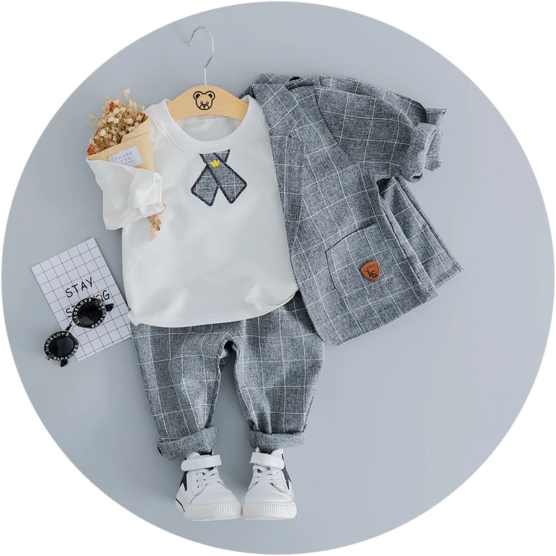 0-3a half boys suits 5-8months 1 babies pure cotton autumn children's baby clothes kids fashion clothing enfant | Детская одежда и