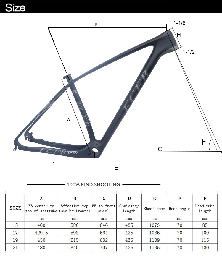 FCFB UD углеродный mtb рама super 1150 г 27er 29er 15/17/19/21 дюймов велосипед рама карбоновая для горного велосипеда 135*9 мм 142*12 мм