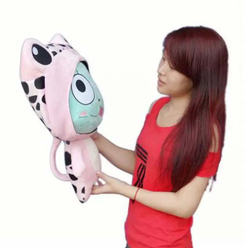 1pcs Big 58cm Kawaii Japanese Anime Cartoon Fairy Tail Happy Plush Toy Pillow Soft Stuffed Toys Doll Kids Girls Birthday Gifts | Игрушки и