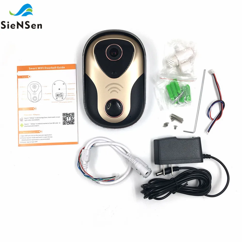 Видеодомофон SienSen 163 дюйма HD Wi Fi ночное видение обнаружение движения|Дверной