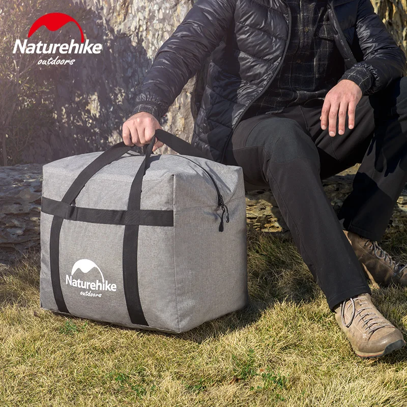 NatureHike 45L Высококачественная нейлоновая вместительная багажная сумка для путешествий, кемпинга, Портативная сумка для багги, туристическая посылка, сумки