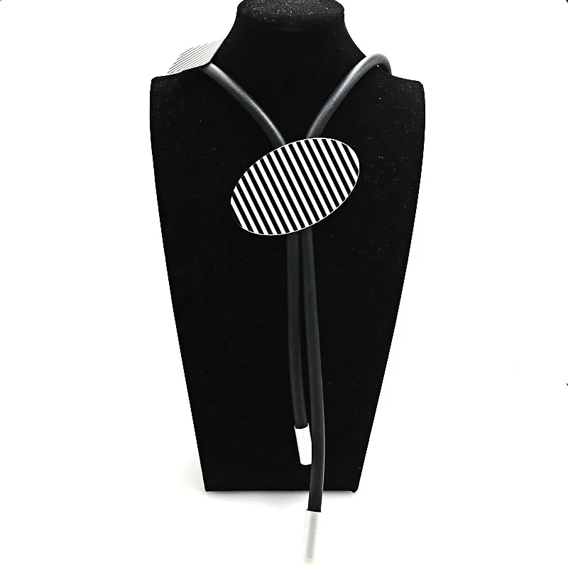 EMPRESS DIY Exaggeration Geometry Long Necklace Foam Style Handmade Statement Lucky Jewelry As a Gift to Women | Украшения и