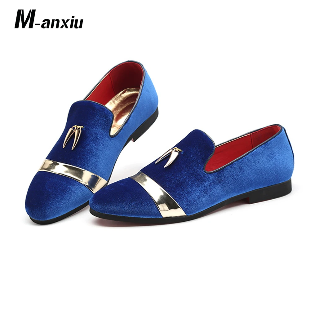 

Big size 37-48 Fashion Metal Pendant Decorated Slip On Personality Men leather Shoes Men Party Driving Shoes 1