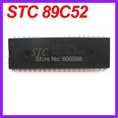 10 шт./лот STC89C52RC STC 89C52 40C P DIP 40 серийный программируемый микроконтроллер бесплатная