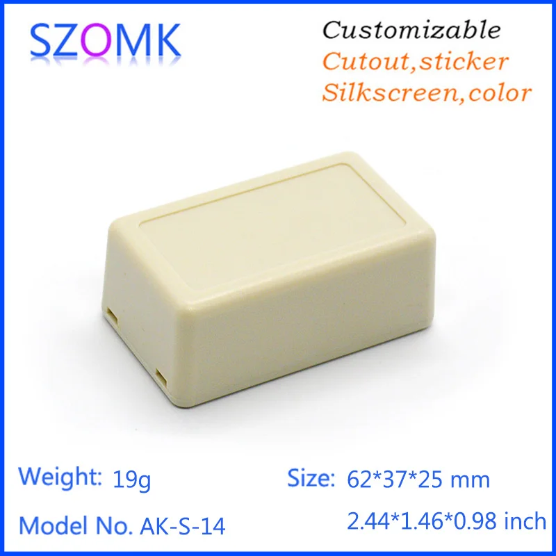 10 шт. Электронный пластиковый корпус szomk project box 62*37*25 мм | Обустройство дома