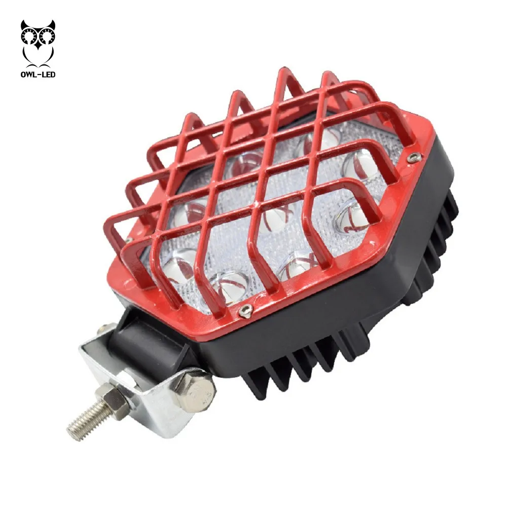 New 27W 48w 12V-24V LED Work Light Bar 4D Lamp Driving Fog Offroad Car for SUV 4WD led beams | Автомобили и мотоциклы