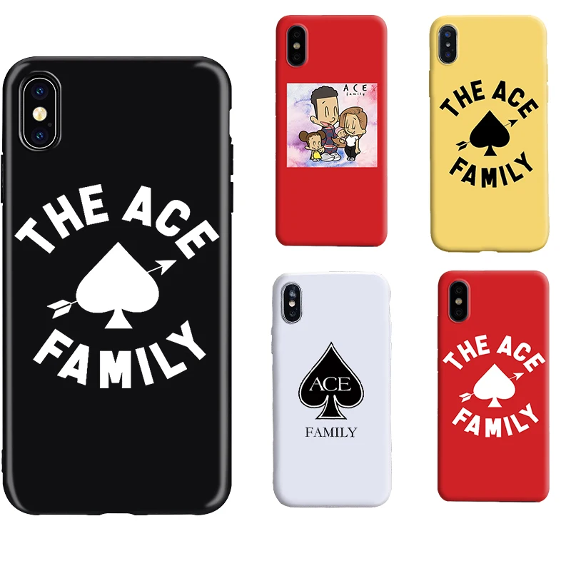 Ace family Мягкий силиконовый чехол ярких цветов для iPhone11 X XS XR Max 8 8plus 7 7plus 6s Plus Лучший