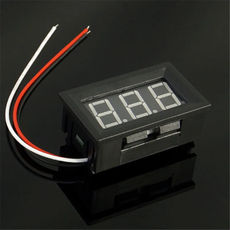 1 шт. Новинка 0 56 дюймов мини LED DC 100 в вольтметр Напряжение Вольт 3 цифровой дисплей
