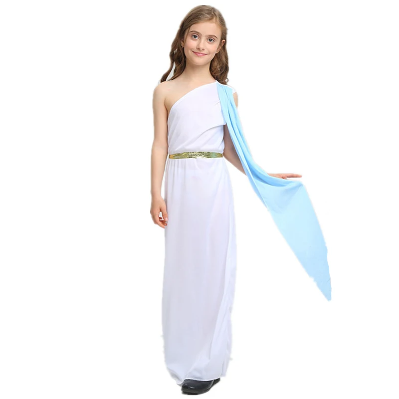 Детская Рождественская одежда в римском стиле для мальчиков и девочек Одежда