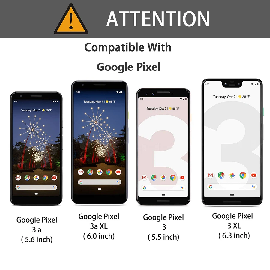 VALAM для Google Pixel 3A закаленное стекло покрытие полное тело защита экрана размера XL 3 |